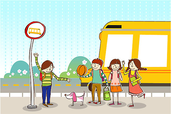 EPS 동물 한마리 학생 여자 교육 남자 도로 어린이 가방 일러스트 학교 농구공 미소 웃음 사람 소녀 소년 여러명 반려동물 공책 표지판 버스정류장 강아지 스쿨버스 등교 신발주머니 어린이만 국내일러스트 1 잡화 길 다수 공 교통시설 문구용품 버스 농구 알림판 표정 개 역 등하교 파일형식 벡터