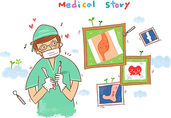 EPS 남자 일러스트 의학 건강 병원 한명 미소 웃음 사람 성인 치료 건강관리 의사 도움 수술 보호 질병 복지 준비 질병관리 수술복 수술도구 기념사진 남자만 남자한명만 성인남자만 성인만 국내일러스트 1 컨셉 표정 관리 의료진 의학용품 가운 사회이슈 파일형식 벡터