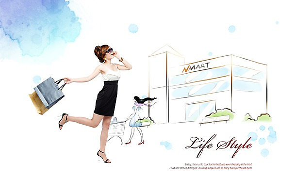 PSD 외국인 편집이미지 여자 거리 한명 사람 동양인 성인 건물 쇼핑 선글라스 쇼핑백 여자만 여자한명만 성인여자만 성인만 이미지편집 1 건축물 안경 가방 인종 파일형식