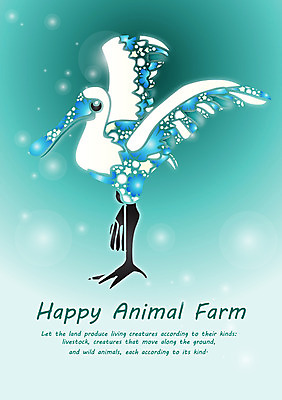 EPS 동물 템플릿 문자 척추동물 한마리 문양 영어 백그라운드 무늬 패턴 카드템플릿 조류 사람없음 단어 물방울무늬 물방울 원형 공기방울 청록색 이미지템플릿 카드프레임 도형 1 컬러 카드_감사 프레임 파일형식 벡터