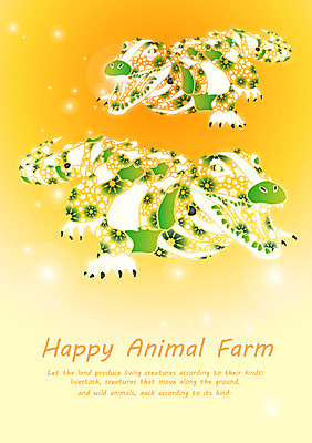 EPS 동물 템플릿 문자 척추동물 문양 영어 백그라운드 두마리 무늬 패턴 카드템플릿 파충류 사람없음 단어 갈색 물방울무늬 물방울 원형 공기방울 악어 이미지템플릿 카드프레임 도형 컬러 2 카드_감사 프레임 파일형식 벡터