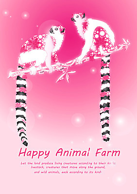 EPS 동물 템플릿 문자 척추동물 문양 육지동물 영어 분홍색 백그라운드 두마리 무늬 패턴 카드템플릿 포유류 사람없음 단어 물방울무늬 물방울 원숭이 원형 공기방울 알락꼬리여우원숭이 이미지템플릿 카드프레임 도형 컬러 2 카드_감사 프레임 파일형식 벡터