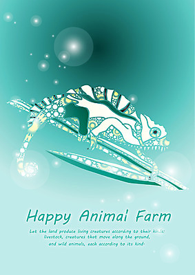 EPS 동물 템플릿 문자 척추동물 한마리 문양 육지동물 영어 야생동물 백그라운드 무늬 패턴 카드템플릿 파충류 사람없음 단어 물방울무늬 물방울 원형 공기방울 청록색 카멜레온 이미지템플릿 카드프레임 도형 1 컬러 카드_감사 프레임 파일형식 벡터