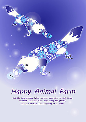 EPS 동물 템플릿 문자 척추동물 문양 육지동물 영어 백그라운드 두마리 무늬 패턴 카드템플릿 포유류 사람없음 파란색 단어 물방울무늬 물방울 원형 공기방울 너구리 오리너구리 이미지템플릿 카드프레임 도형 컬러 2 카드_감사 프레임 파일형식 벡터