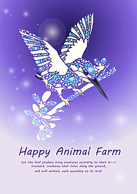 EPS 동물 템플릿 문자 한마리 문양 영어 백그라운드 무늬 패턴 카드템플릿 조류 사람없음 단어 보라색 물방울무늬 물방울 원형 공기방울 물총새 이미지템플릿 카드프레임 도형 1 컬러 카드_감사 프레임 파일형식 벡터