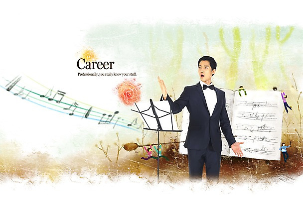 PSD 편집이미지 직업 남자 음표 한명 미소 웃음 사람 동양인 성인 음악가 한국인 보면대 악보 성악가 아티스트 오선 남자만 남자한명만 성인남자만 성인만 이미지편집 1 기호 음악 표정 인종 가수 파일형식