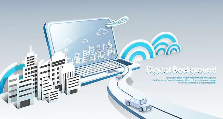 EPS 구름 도로 백그라운드 이동 일러스트 디지털백그라운드 비즈니스 자동차 하늘 비행기 빌딩 사람없음 건물 노트북 디지털 도시 디지털비즈니스 소통 국내일러스트 자연요소 건축물 길 육상교통 컨셉 항공교통 교통시설 대중교통 전자제품 파일형식 벡터