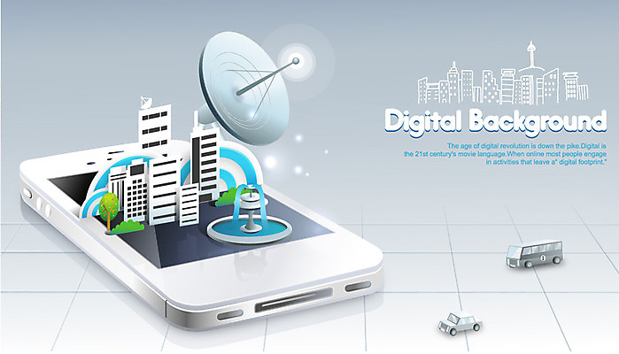 EPS 백그라운드 이동 일러스트 디지털백그라운드 비즈니스 자동차 버스 안테나 사람없음 스마트폰 디지털 도시 분수대 디지털비즈니스 소통 국내일러스트 육상교통 컨셉 통신 대중교통 핸드폰 스마트기기 파일형식 벡터