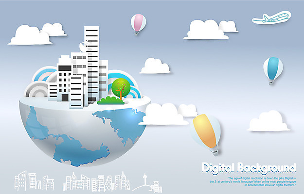 EPS 나무 구름 지구 백그라운드 이동 일러스트 디지털백그라운드 비즈니스 하늘 비행기 빌딩 사람없음 건물 디지털 열기구 도시 숲 디지털비즈니스 소통 국내일러스트 자연요소 식물 건축물 컨셉 항공교통 대중교통 파일형식 벡터