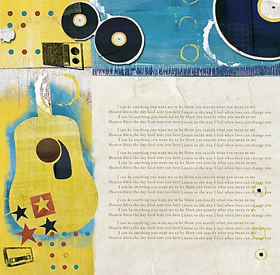 PSD 영어 별 문장 음악 백그라운드 일러스트 사람없음 기타 빈티지 빈티지배경 국내일러스트 자연요소 문자 컨셉 현악기 문화예술 파일형식