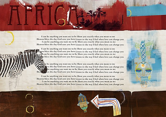 PSD 동물 한마리 영어 화살표 문장 백그라운드 일러스트 아프리카 가면 사람없음 빈티지 낙서 빈티지배경 탈 얼룩말 국내일러스트 문자 1 나라 컨셉 말_동물 파일형식