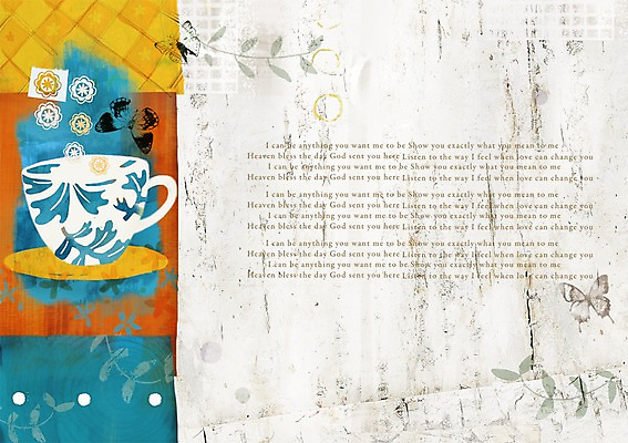 PSD 영어 문장 나비 백그라운드 잎 일러스트 나뭇잎 잔 사람없음 빈티지 커피잔 빈티지배경 국내일러스트 식물 문자 식기 커피 곤충 컨셉 파일형식