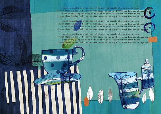 PSD 영어 커피 문장 백그라운드 잎 일러스트 주전자 티타임 나뭇잎 잔 사람없음 식탁보 빈티지 차 찻잔 오브젝트 빈티지배경 국내일러스트 식물 문자 식기 음료 컨셉 주방용품 휴식 파일형식