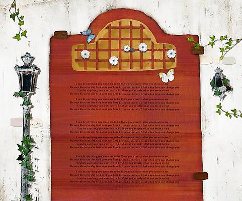 PSD 영어 꽃 문장 나비 백그라운드 가로등 일러스트 사람없음 장식 문 빈티지 담쟁이덩굴 빈티지배경 나무문 아이비 국내일러스트 식물 문자 공공시설 곤충 컨셉 목재 덩굴 파일형식