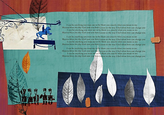 PSD 영어 문장 백그라운드 잎 일러스트 나뭇잎 사람없음 장난감 말_동물 빈티지 오브젝트 빈티지배경 병정 국내일러스트 식물 문자 컨셉 포유류 파일형식