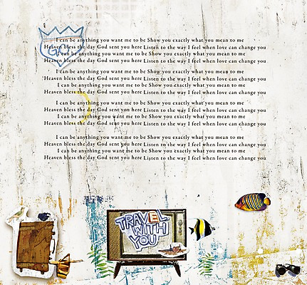 PSD 영어 문장 백그라운드 일러스트 어류 사람없음 여행가방 텔레비전 쌍안경 빈티지 어항 빈티지배경 국내일러스트 문자 컨셉 가방 전자제품 수중동물 망원경 파일형식