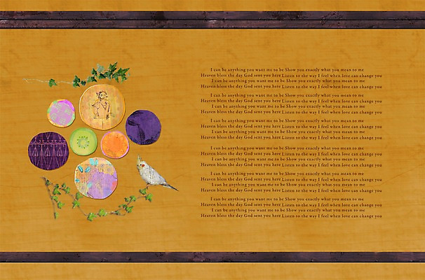 PSD 영어 문장 백그라운드 일러스트 조류 사람없음 장식 빈티지 덩굴 오브젝트 빈티지배경 국내일러스트 식물 동물 문자 컨셉 파일형식