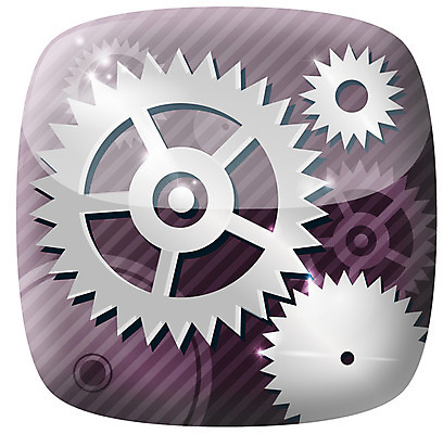 EPS 아이콘 사람없음 픽토그램 픽토그램아이콘 톱니바퀴 심플 태엽 2D아이콘 파일형식 벡터