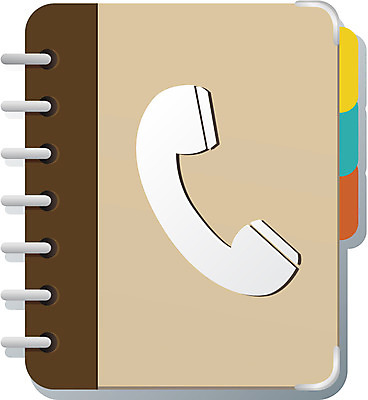 EPS 아이콘 사람없음 픽토그램 공책 픽토그램아이콘 수화기 심플 연락처 전화번호부 2D아이콘 문구용품 전화기 파일형식 벡터