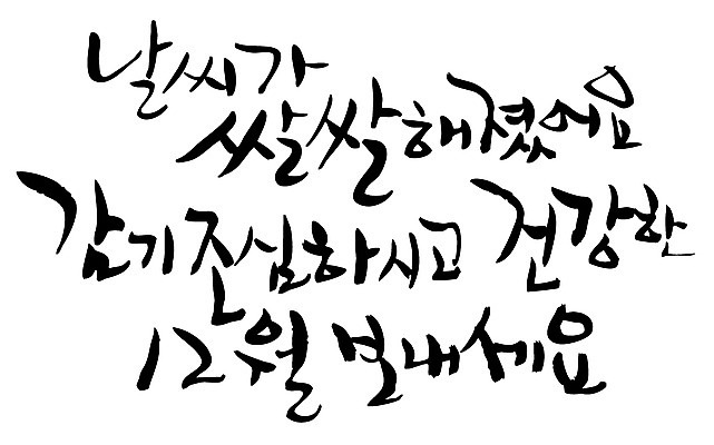 EPS 문자 손글씨 계절 백그라운드 겨울 일러스트 캘리그라피 날씨 건강 타이포그라피 글자캘리그라피 한글 사람없음 건강관리 추위 12월 감기 조심 국내일러스트 관리 날짜 질병 파일형식 벡터