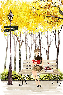 PSD 나무 라이프스타일 공원 여자 꽃 커피 백그라운드 가로등 벤치 가방 일러스트 수채화 한명 사람 앉기 20대 성인 라이프 책 30대 독서 가을 숲 은행나무 여자만 여자한명만 성인여자만 성인만 가을배경 국내일러스트 식물 1 잡화 계절 공공시설 음료 의자 모션 청년 생활 장년 파일형식 가을_계절
