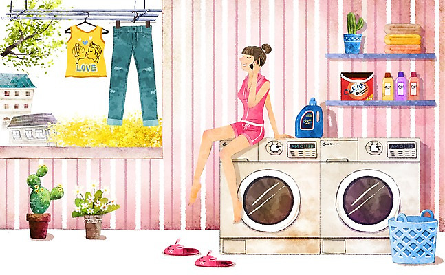 PSD 나무 라이프스타일 여자 화분 백그라운드 일러스트 수채화 슬리퍼 한명 사람 20대 성인 라이프 30대 스마트폰 수건 바구니 봄 빨래 세제 통화 세탁기 건조대 세탁실 여자만 여자한명만 성인여자만 성인만 봄배경 국내일러스트 식물 1 계절 신발 가사 모션 건조 청년 생활 장년 핸드폰 스마트기기 위생용품 가전제품 파일형식