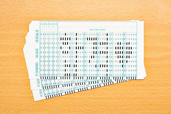 포토 교육 실내 내부 학습 시험 답안지 파일형식 수능 JPG 사람없음 입시 OMR카드 오브젝트 스튜디오촬영 답지 합격 기도 국내포토