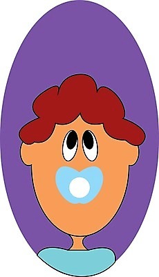 EPS 해외이미지 얼굴 어린이 일러스트 소년 장난감 아기 입 노리개젖꼭지 취침시간 베이비샤워 해외202004 해외202105 해외일러스트 남자 사람 이벤트 신체부위 아기용품 파일형식 벡터