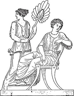 EPS 해외이미지 전통 여자 문화 의자 일러스트 미술 서기 사람 앉기 검은색 방 금지 무대 수확 골동품 흰색 작업 부채 역사 종업원 그림 판화 옛날 하렘 해외202004 해외202105 해외일러스트 직업 컬러 가구 농업 모션 문화예술 파일형식 벡터