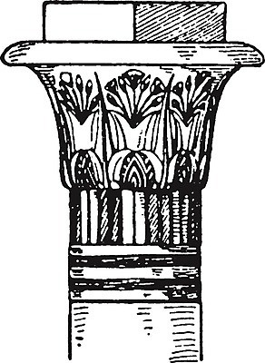 EPS 해외이미지 꽃 선 일러스트 이집트 미술 검은색 수확 흰색 그림 판화 파피루스 해외202004 해외202105 해외일러스트 식물 컬러 농업 아프리카 문화예술 파일형식 벡터