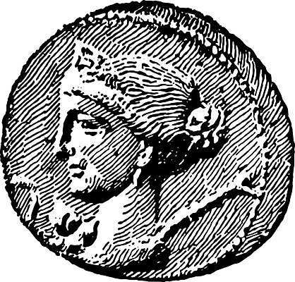 EPS 해외이미지 선 일러스트 동전 수확 여왕 새기다 시저 해외202004 해외202105 해외일러스트 돈 농업 정치가 파일형식 벡터