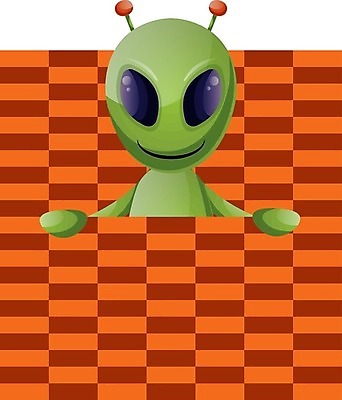 EPS 해외이미지 캐릭터 일러스트 사람없음 초록색 눕기 이불 외계인 덮기 해외202004 해외202105 해외일러스트 일러캐릭터 컬러 침구 모션 미확인물체 파일형식 벡터