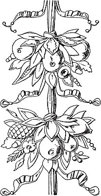 EPS 해외이미지 디자인 선 과일 일러스트 미술 성당 검은색 수확 흰색 그림 판화 시에나 해외202004 해외202105 해외일러스트 컬러 농업 종교건축 문화예술 파일형식 벡터