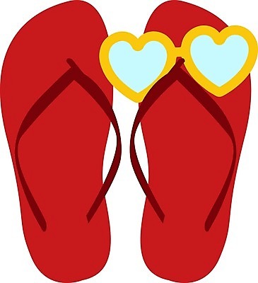 EPS 해외이미지 디자인 바다 여행 신발 일러스트 휴가 휴식 슬리퍼 빨간색 여름 유행 쌍 샌들 심볼 고무 고립 양발 해외202105 해외일러스트 계절 컬러 컨셉 파일형식 벡터