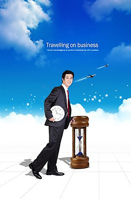 PSD 구름 편집이미지 남자 시계 비즈니스 비행기 한명 서기 미소 웃음 사람 동양인 20대 성인 30대 한국인 비즈니스맨 모래시계 남자만 남자한명만 성인남자만 성인만 이미지편집 자연요소 1 모래 항공교통 모션 대중교통 표정 인종 청년 장년 직장인 파일형식