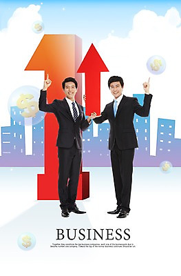 PSD 편집이미지 1 기호 남자 화살표 비즈니스 표시 성공 미소 웃음 사람 동양인 빌딩 20대 성인 두명 건물 30대 달러 한국인 우승 최고 비즈니스맨 동료 남자만 성인남자만 성인만 이미지편집 문자 건축물 컨셉 돈 관계 표정 인종 청년 장년 직장인 파일형식