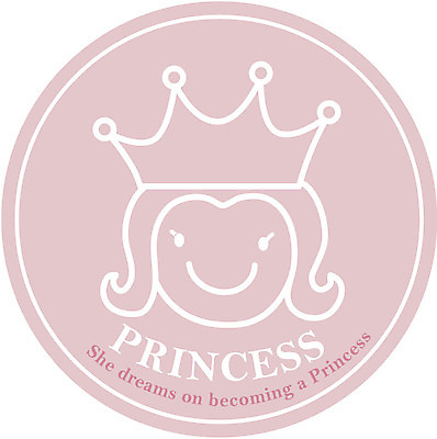 EPS 영어 문장 분홍색 컬러 일러스트 왕관 사람없음 라벨 공주님 국내일러스트 문자 프레임 파일형식 벡터