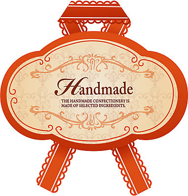 EPS 영어 리본 문장 컬러 무늬 일러스트 사람없음 라벨 주황색 끈 덩굴 국내일러스트 식물 문자 프레임 파일형식 벡터