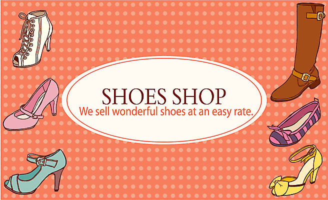 EPS 영어 문장 구두 신발 일러스트 부츠 사람없음 라벨 하이힐 여성화 단화 국내일러스트 문자 프레임 파일형식 벡터