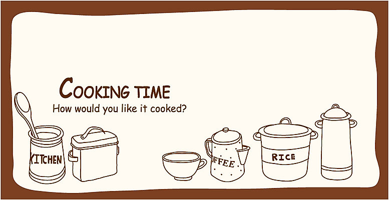 EPS 영어 문장 일러스트 주전자 주방용품 잔 수저 요리 사람없음 컵 라벨 주방 숟가락 도구 밥솥 국내일러스트 문자 식기 생활용품 프레임 파일형식 벡터