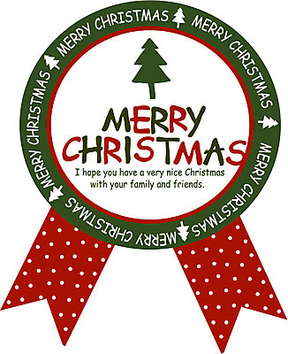 EPS 영어 문장 컬러 크리스마스 일러스트 사람없음 빨간색 초록색 크리스마스트리 라벨 물방울무늬 국내일러스트 문자 기념일 무늬 프레임 파일형식 벡터