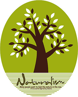 EPS 나무 식물 영어 문장 컬러 일러스트 한그루 사람없음 초록색 연두색 라벨 국내일러스트 문자 1 프레임 파일형식 벡터