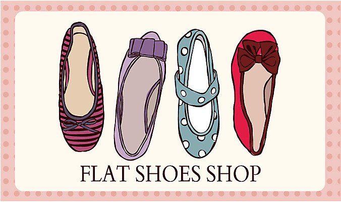 EPS 영어 잡화 문장 구두 신발 일러스트 사람없음 라벨 여성용 단화 국내일러스트 문자 프레임 여성화 파일형식 벡터