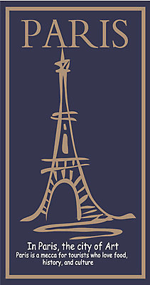 EPS 영어 문장 일러스트 사람없음 라벨 탑 에펠탑 파리_프랑스 국내일러스트 문자 건축물 프레임 프랑스 파리 랜드마크 파일형식 벡터