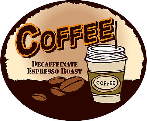 EPS 영어 커피 음료 문장 일러스트 한잔 사람없음 라벨 원두 차 테이크아웃 국내일러스트 문자 1 프레임 파일형식 벡터