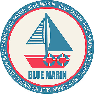 EPS 영어 문장 교통수단 일러스트 사람없음 라벨 돛 선박 국내일러스트 문자 교통 수상교통 프레임 파일형식 벡터