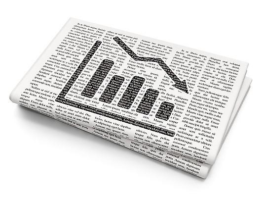 포토 JPG 해외이미지 백그라운드 컨셉 비즈니스 그래프 사람없음 금융 3D 검은색 정보 흰색 메시지 신문 뉴스 잡지 언론 위기 하락세 해외202004 해외202105 해외포토 컬러 간행물 경제 하락 디지털합성 파일형식