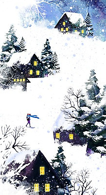 PSD 나무 계절 여자 백그라운드 겨울 일러스트 조명 주택 한명 사람 풍경 20대 성인 30대 빛 마을 설원 산책 추위 눈 여자만 여자한명만 성인여자만 성인만 겨울배경 국내일러스트 자연요소 식물 1 날씨 휴식 눈_날씨 청년 건물 장년 파일형식