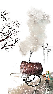 PSD 나무 계절 여자 백그라운드 겨울 일러스트 디저트 한명 사람 풍경 20대 성인 30대 설원 수레 추위 눈 연기 전봇대 군고구마장수 군고구마통 여자만 여자한명만 성인여자만 성인만 겨울배경 국내일러스트 자연요소 식물 1 공공시설 음식 날씨 눈_날씨 청년 장년 카트 파일형식 장수_상인