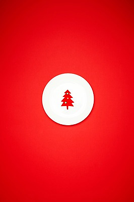 포토 JPG 모양 접시 크리스마스 크리스마스용품 사람없음 장식 빨간색 크리스마스트리 오브젝트 국내포토 식기 기념일 컬러 용품 파일형식